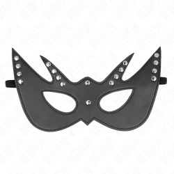 masque de chauve-souris avec rivets 23 x 15 cm