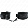 poignets recouverts de dentelle foncée néoprène ajustable noir 20-29 cm x 5 cm