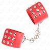 appui-poignets avec bouton-pression rouge réglable 19-24 cm x 5,5 cm