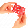 appareils de retenue poignets avec fermeture pression pleine de rivets rouge ajustable 19-24 cm x 5,5 cm