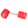 3 appareils-poignets ajustables rouge 17,5-25 cm x 6 cm