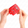3 appareils-poignets ajustables rouge 17,5-25 cm x 6 cm