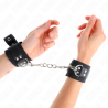 appui-poignets en nylon noir avec ceinture en cuir noir ajustable 19-29 cm x 5,1 cm