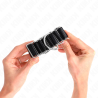 appui-poignets fins comme charnières noir réglable 16-22 cm x 3,5 cm