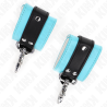 appui-poignets verrouillables premium noir - bleu réglable 21-28 cm x 5,5 cm
