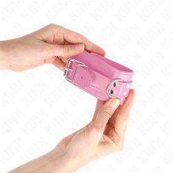 appui-poignets simples rose réglable 20-23 cm x 5,5 cm