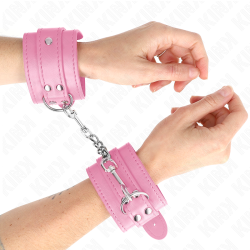 appui-poignets simples rose réglable 20-23 cm x 5,5 cm