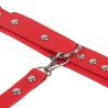 953706 menottes avec ceinture de bondage rouge taille unique