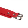 953706 menottes avec ceinture de bondage rouge taille unique