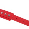 953706 menottes avec ceinture de bondage rouge taille unique