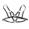 953713 ceinture punk bondage boucle métal noire taille unique