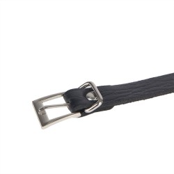 953713 ceinture punk bondage boucle métal noire taille unique