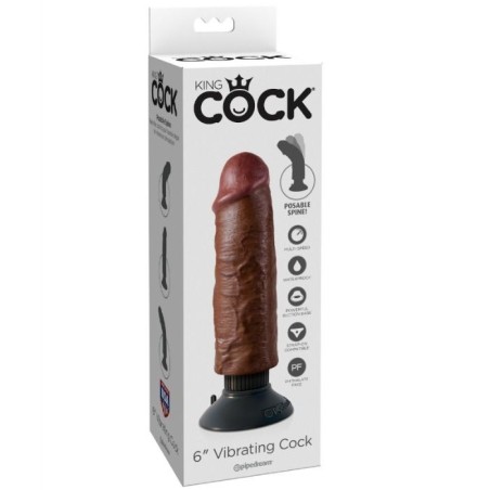 bite vibrante marron 15,24 cm
