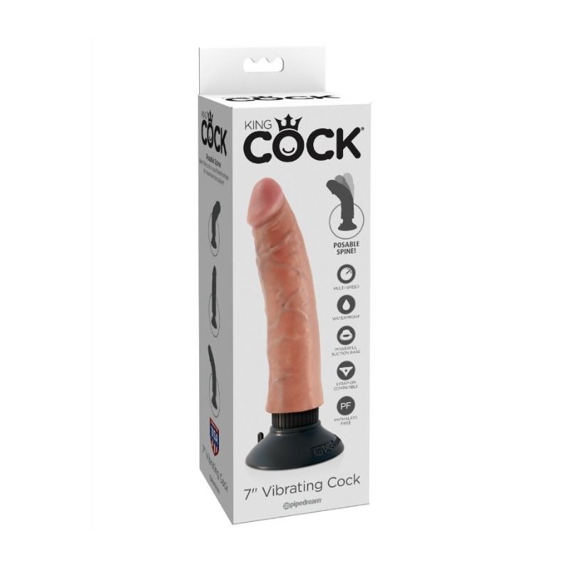 gode vibrateur 17.78 cm naturel gode vibrateur 17.78 cm naturel