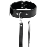 collier de posture avec chaîne en cuir