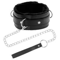 collier de posture confortable avec chaîne en cuir