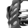 cage de chasteté en cuir avec serrure
