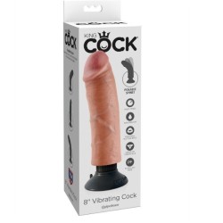 gode vibrateur 20.32 cm naturel