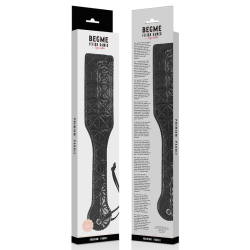 paddle en cuir végétalien édition noire