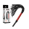 flogger en cuir végan édition rouge