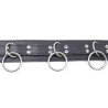 collier de soumission avec 3 anneaux