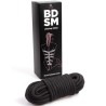 corde de bondage noire  collection bdsm