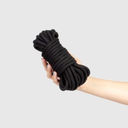 corde de bondage noire  collection bdsm
