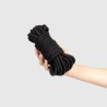 corde de bondage noire  collection bdsm