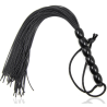 ohmama fetish manche en silicone côtelé flogger 22 cm