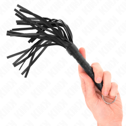 simple mini fouet noir 28 cm