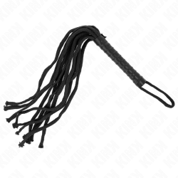 fouet corde noire 56 cm