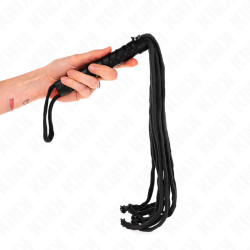 fouet corde noire 56 cm