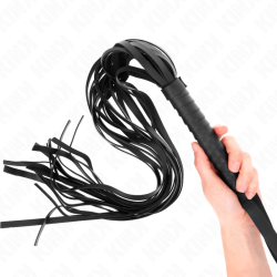 fouet negro manche court long queue 70 cm