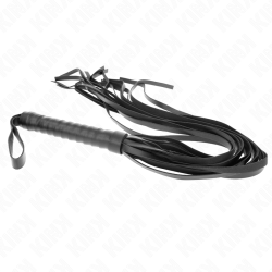 fouet negro manche court long queue 70 cm