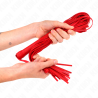 fouet pvc souple rouge 70 cm