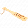 palette en bambou mot amour 32 x 5,5 cm