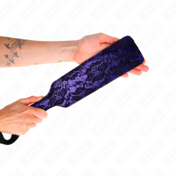 palette en cuir design scandale 37 x 7 cm
