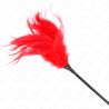 plusieurs plumes de chatouilles rouges 45 cm