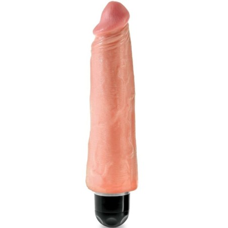 vibrateur réaliste et rigide 20,3 cm naturel