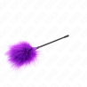 plumes tickle violes utilisées pour le kit bondage 27 cm