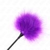 plumes tickle violes utilisées pour le kit bondage 27 cm