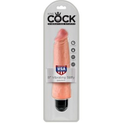 vibrateur réaliste et rigide 20,3 cm naturel