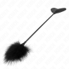 plumes tickle avec pagaie coeur 31 cm