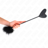 plumes tickle avec pagaie coeur 31 cm