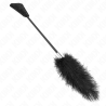 plumes d'autruche pour tickle avec palette dentelle 56 cm