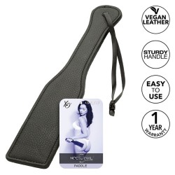 nocturnal paddle en cuir noir