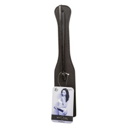 nocturnal paddle en cuir noir