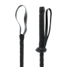 fouet bdsm fétichiste en cuir 60cm