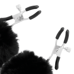 pinces à tétons avec pom poms 1