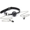 ball gag avec évents et pinces  télénols